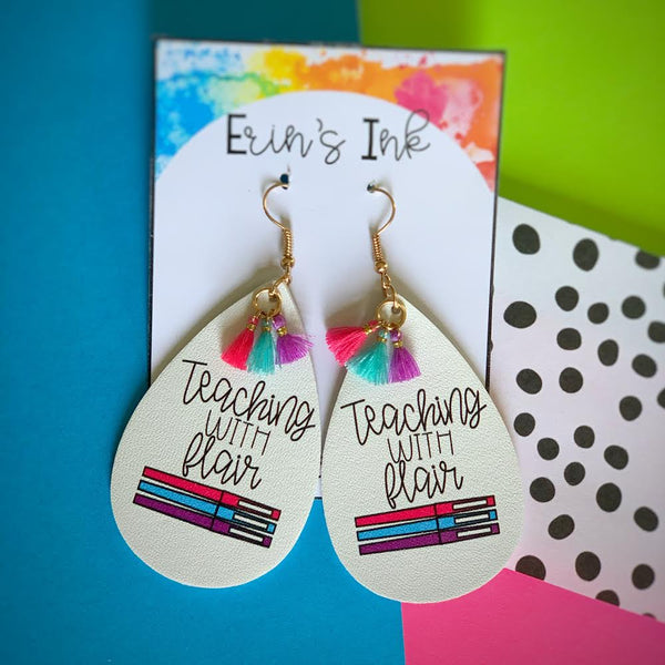 Flair Pen, Earrings